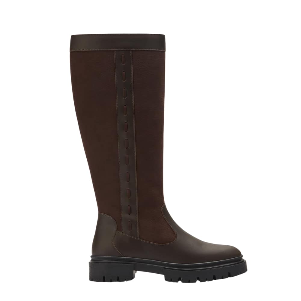 Oakford Knee High Boots In Leather