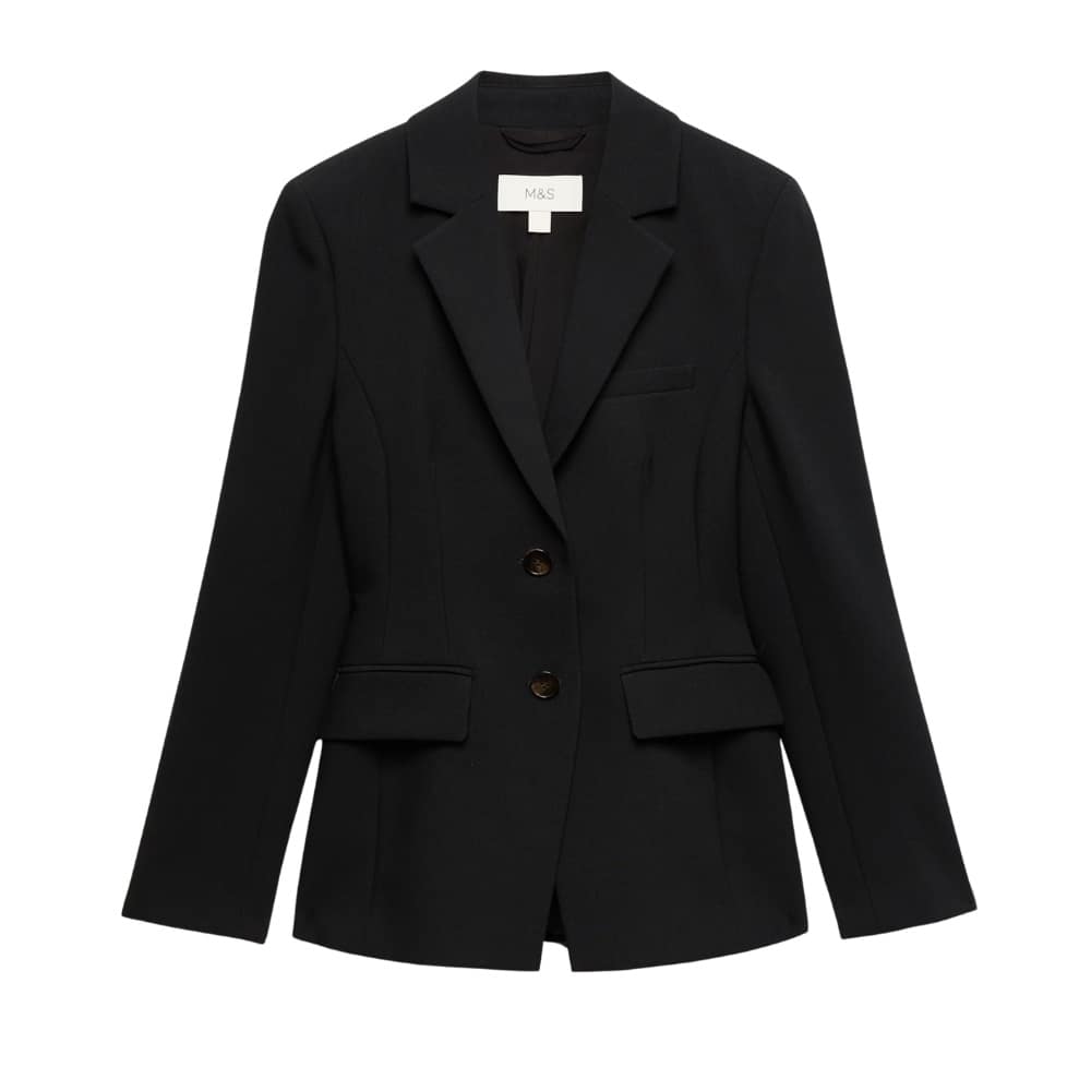 Tailored Cinch Waist Blazer