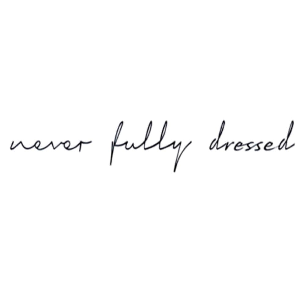 Never Fully Dressed Logo