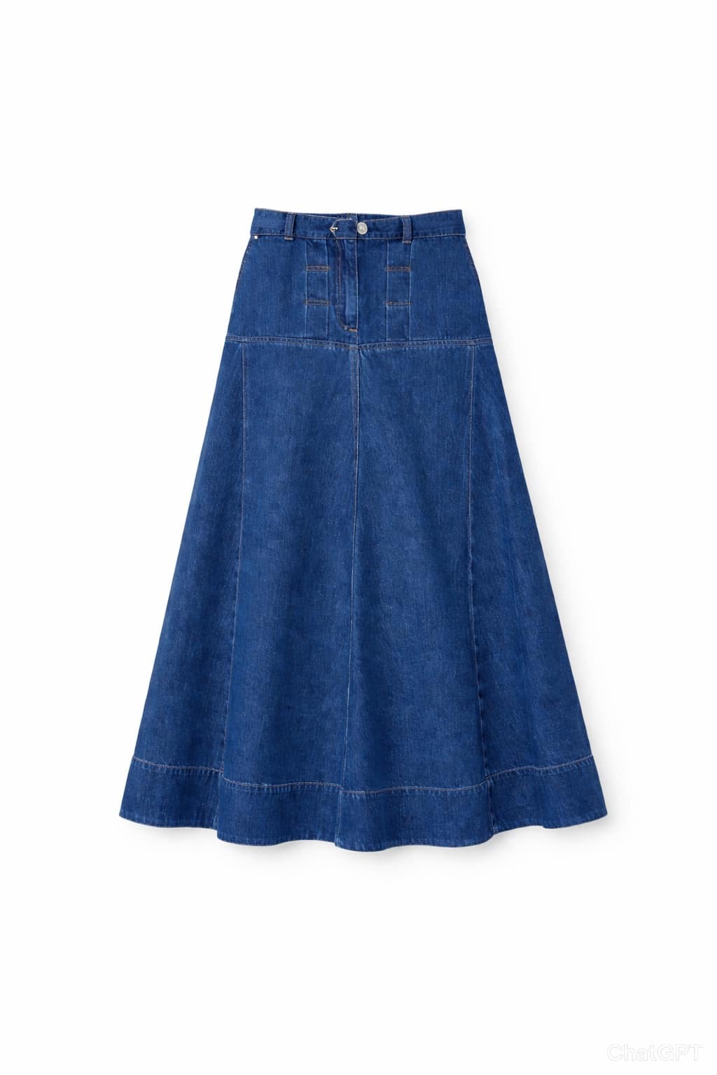 Denim Maxi Skirt