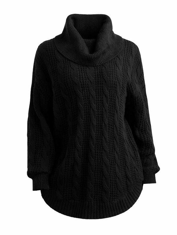 The Claudia Effect chunky knit layered styling