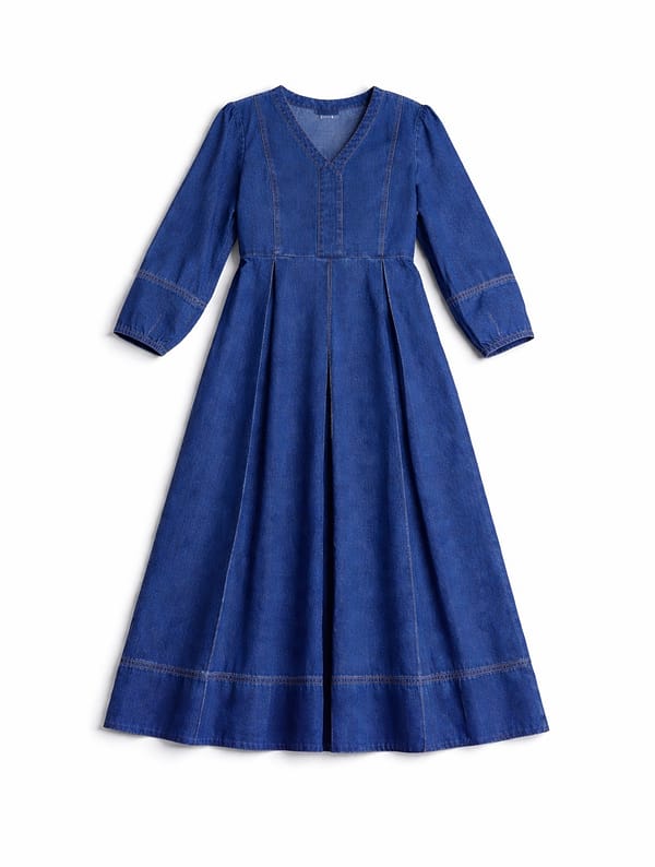 Structured Denim Dress