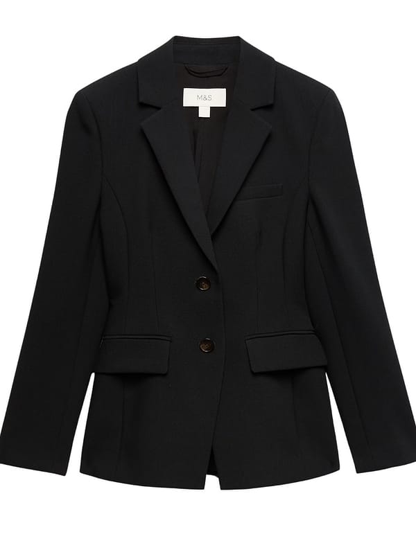 Tailored Cinch Waist Blazer