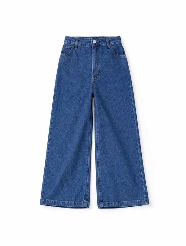 Wide Leg Palazzo Jeans